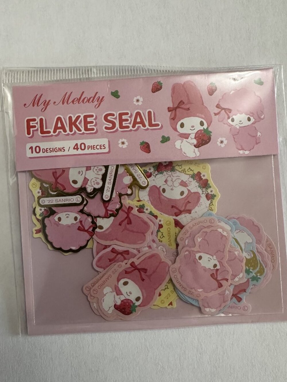 Sanrio My Melody and Sweet Piano Flake Seal Sticker